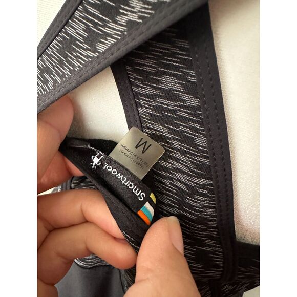 Smartwool Willow Lake Women's Active Lightweight Dress Merino Wool Black Sz M - Picture 10 of 11